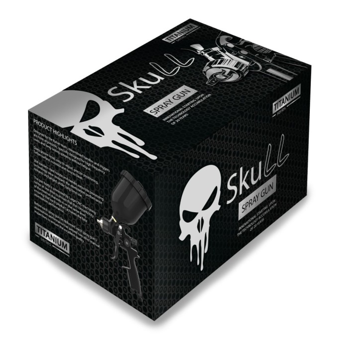Краскопульт SKULL TITANIUM Spray gun HVLP